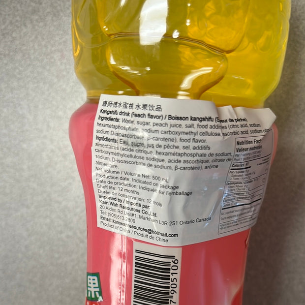 Boisson au pêche KSF康师傅 水蜜桃果汁 500mL