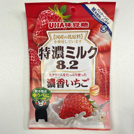 Bonbon UHA(lait à la fraise) 味觉糖 草莓特浓牛奶糖