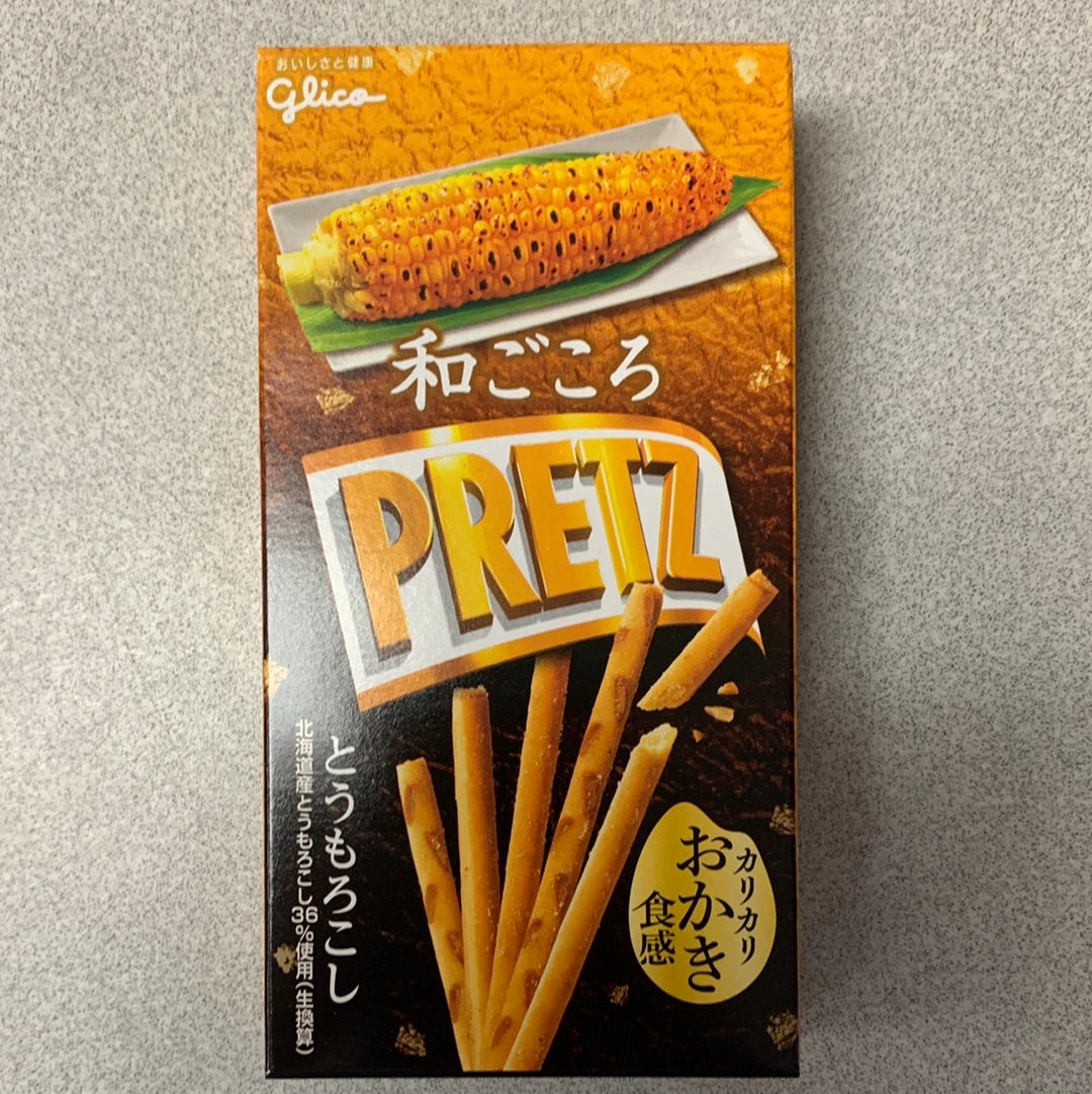 Pretz GLICO (maïs rôti) 北海道限定 百奇饼干棒（烤玉米味）