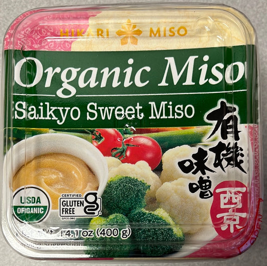 Pâte de soya Miso Douce Biologique HIKARI有机 味增 400g