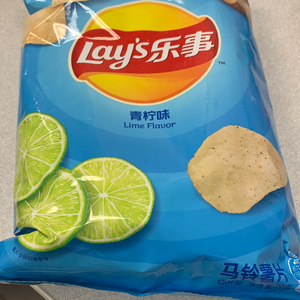 Chips Lay’s (saveur de lime) 乐事 青柠味薯片70g