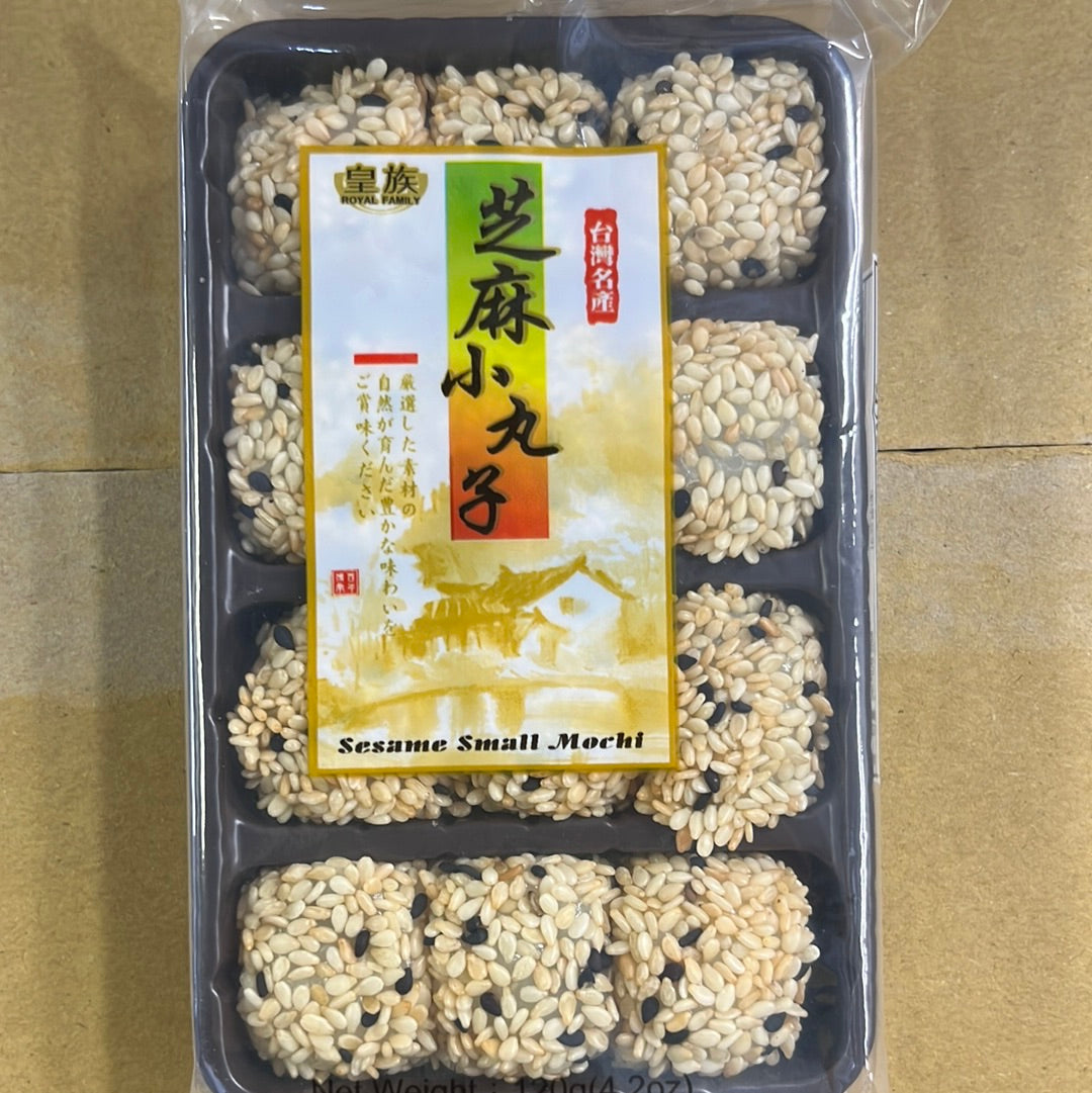 Mini mochi aux sésames style japonais ROYAL FAMILY 120g