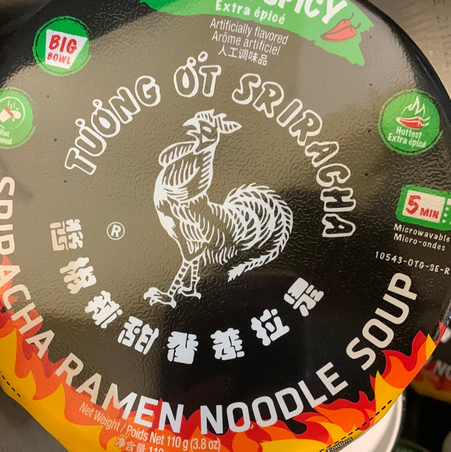 Nouilles instantané SRIRACHA (saveur extra épicée) 110g
