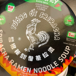 Nouilles instantané SRIRACHA (saveur extra épicée) 110g