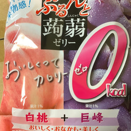 Jelly japonais (saveur pêche + raisin noir) ORIHIRO 日本白桃+巨峰吸吸果冻