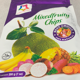 Chips de fruits assortis 200g 混合水果干