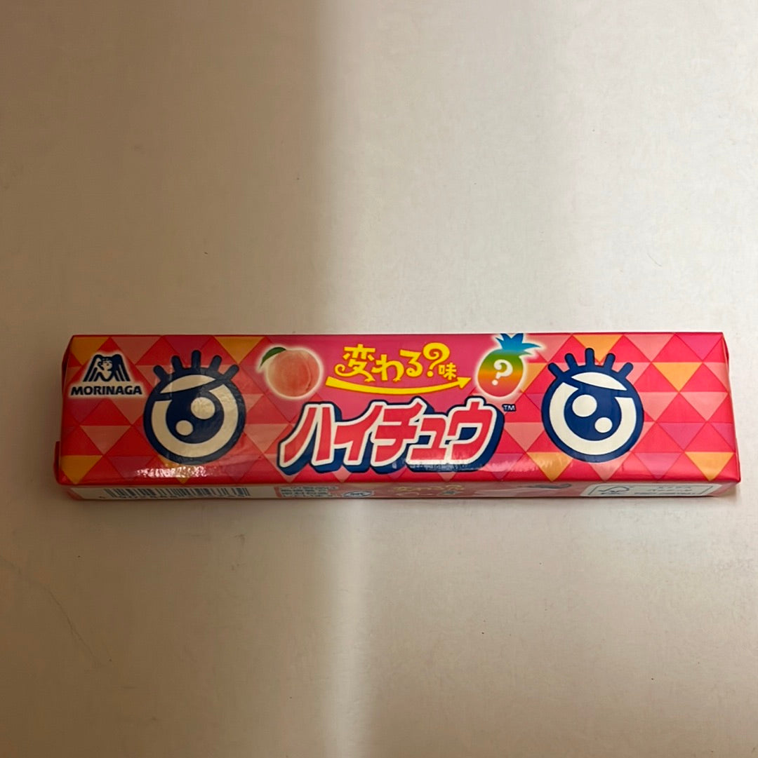 Bonbon à la pêche avec saveur mystérieuse MORINAGA