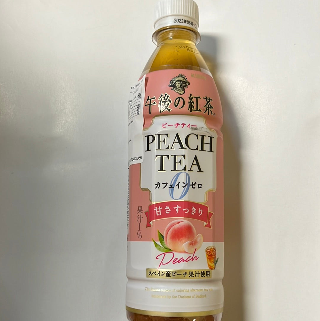 Thé à la pêche Kirin 白桃味 午后红茶 430mL