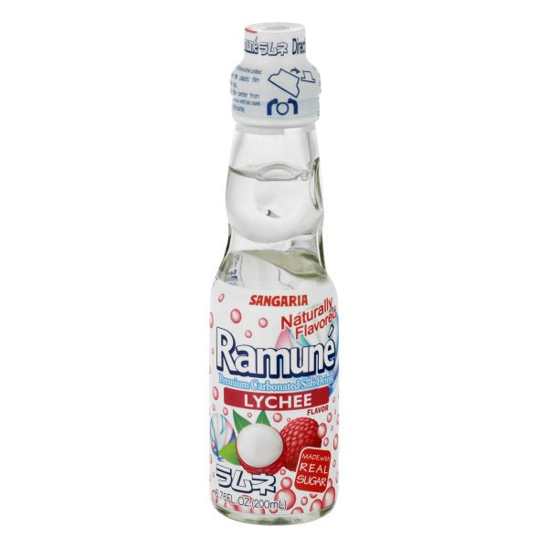 Ramuné japonais SANGARIA (saveur litchi)日本波子汽水（荔枝味）