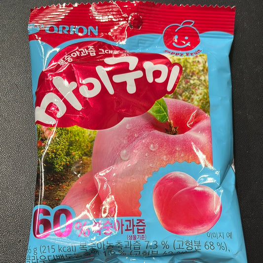 Bonbon mou aux pêches ORION 66g