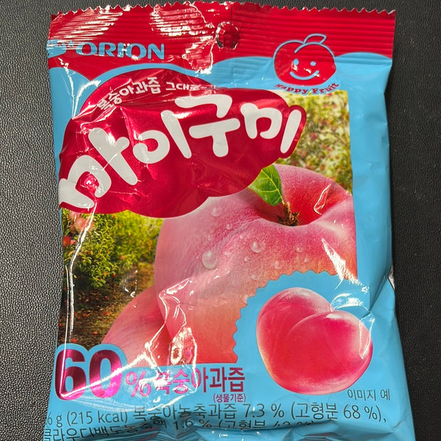 Bonbon mou aux pêches ORION 66g