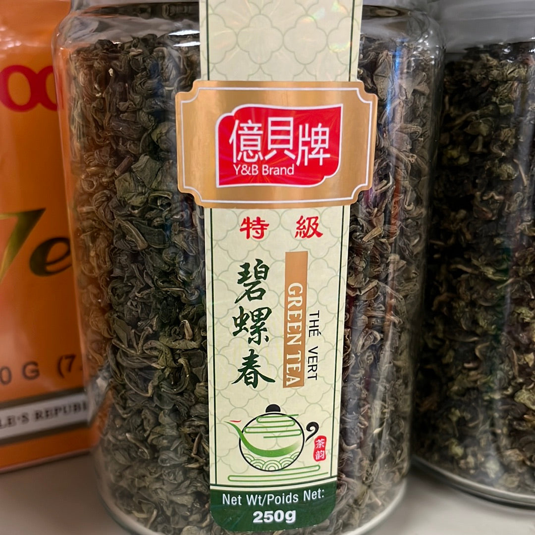 Thé vert supérieur Y&B 特级 碧螺春250g