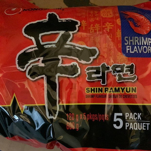 Nouille Shin NONGSHIM (saveur de crevettes) 农心 鲜虾味辛拉面