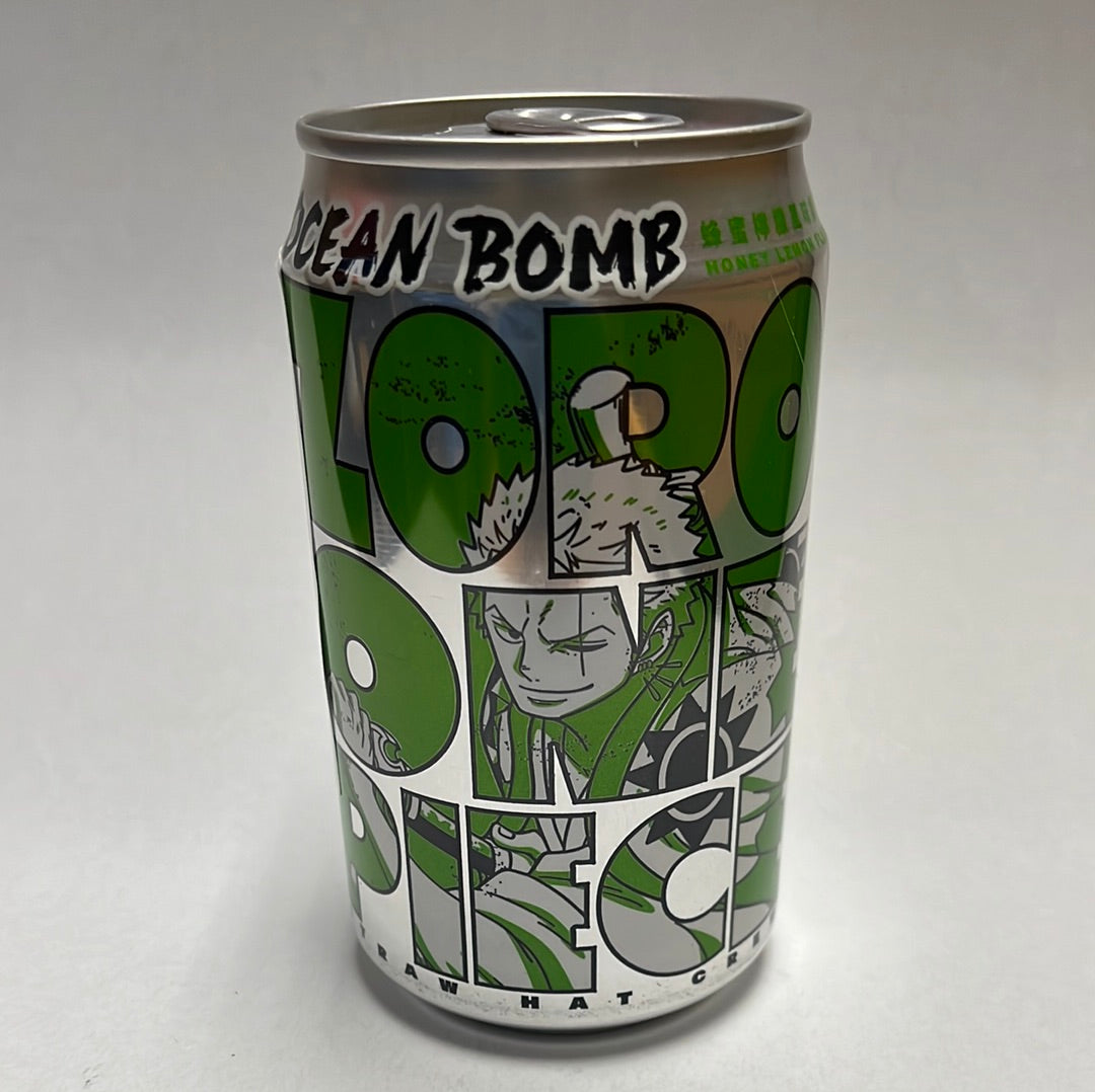 One Piece OCEAN BOMB (saveur citron et miel) 蜂蜜柠檬味气泡水330mL