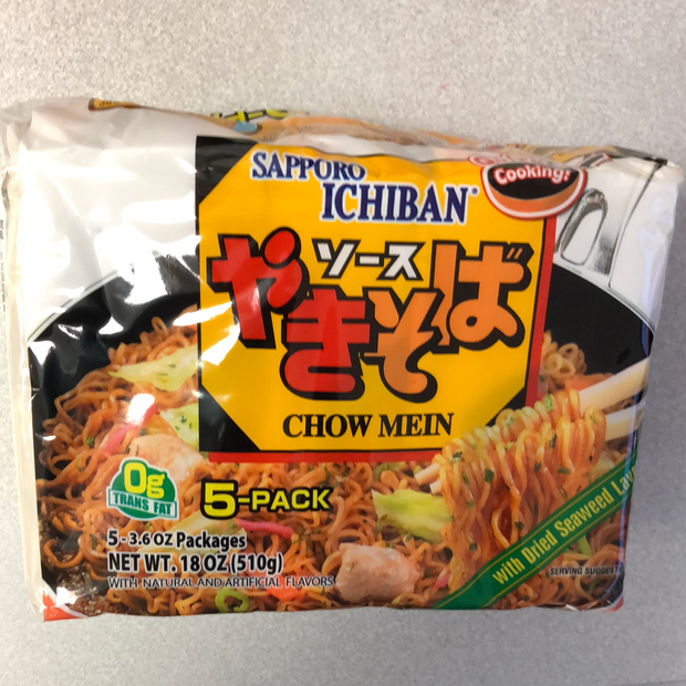 Nouilles instantanées à la japonaise Yakisoba (Chow Mein) SAPPORO ICHIBAN