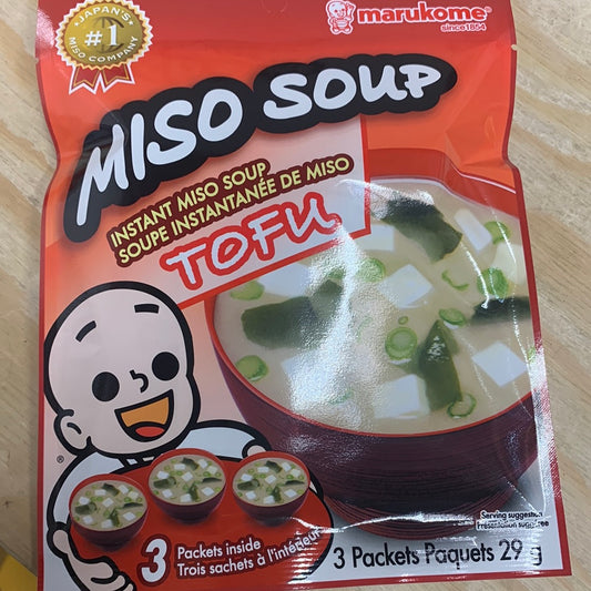 Soupe Miso Instantanée (tofu) MARUKOME 日本 味增汤包