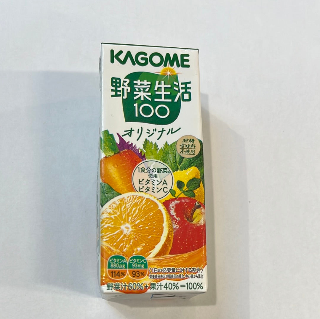Jus de légumes KAGOME(saveur de orange/pomme) 野菜生活 蔬菜汁（苹果/橙子味）