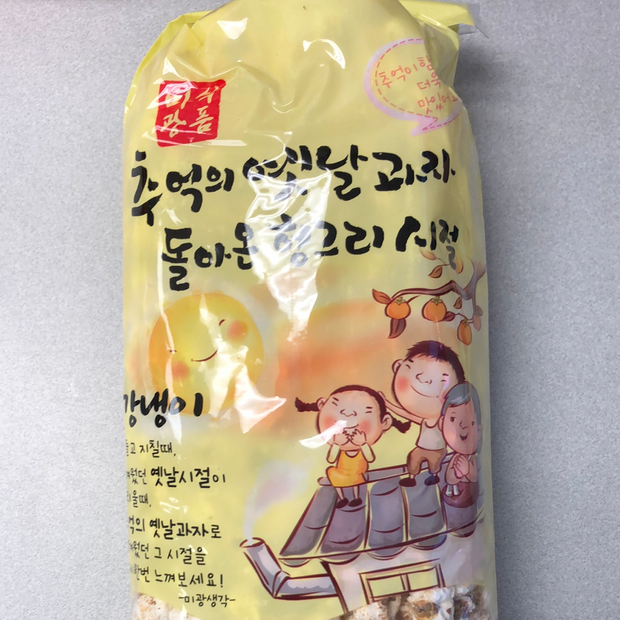 Biscuit coréen (baegae gangnaeng) 韩式爆米花 280g