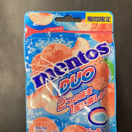 Chewy Dragees à la pêche MENTOS duo