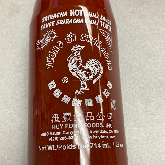 Sauce Sriracha 是拉差辣酱714mL