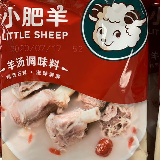 Base de soupe d'agneau XFY 小肥羊 羊汤调味料 154g