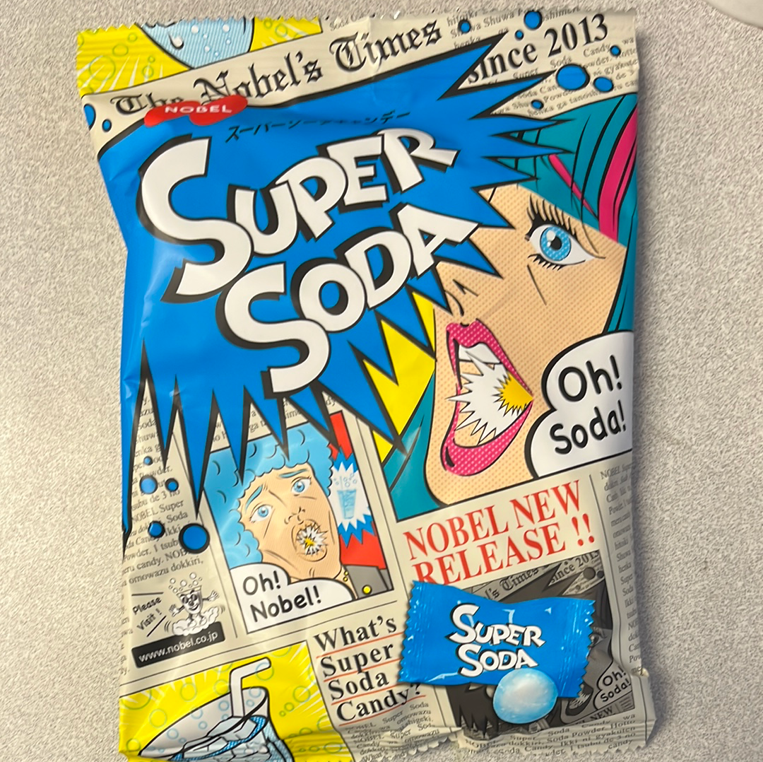 Bonbon Super Soda NOBEL🇯🇵88g