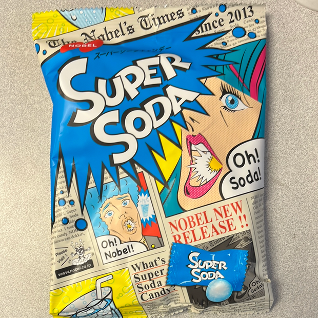 Bonbon Super Soda NOBEL🇯🇵88g