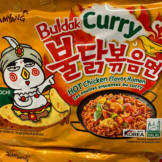 Nouilles piquantes au curry Buldak SAMYANG BULDAK 咖喱 火鸡面