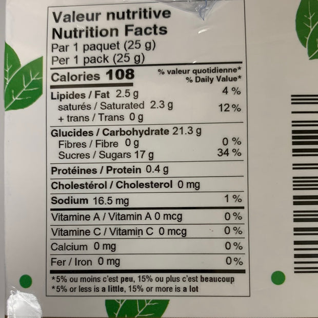 Poudre thé au lait BOBA(saveur originale)25gx6