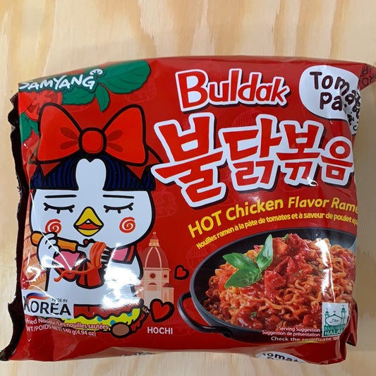 Nouilles piquantes à la pâte de tomates Buldak SAMYANG  通心粉 火鸡面140g