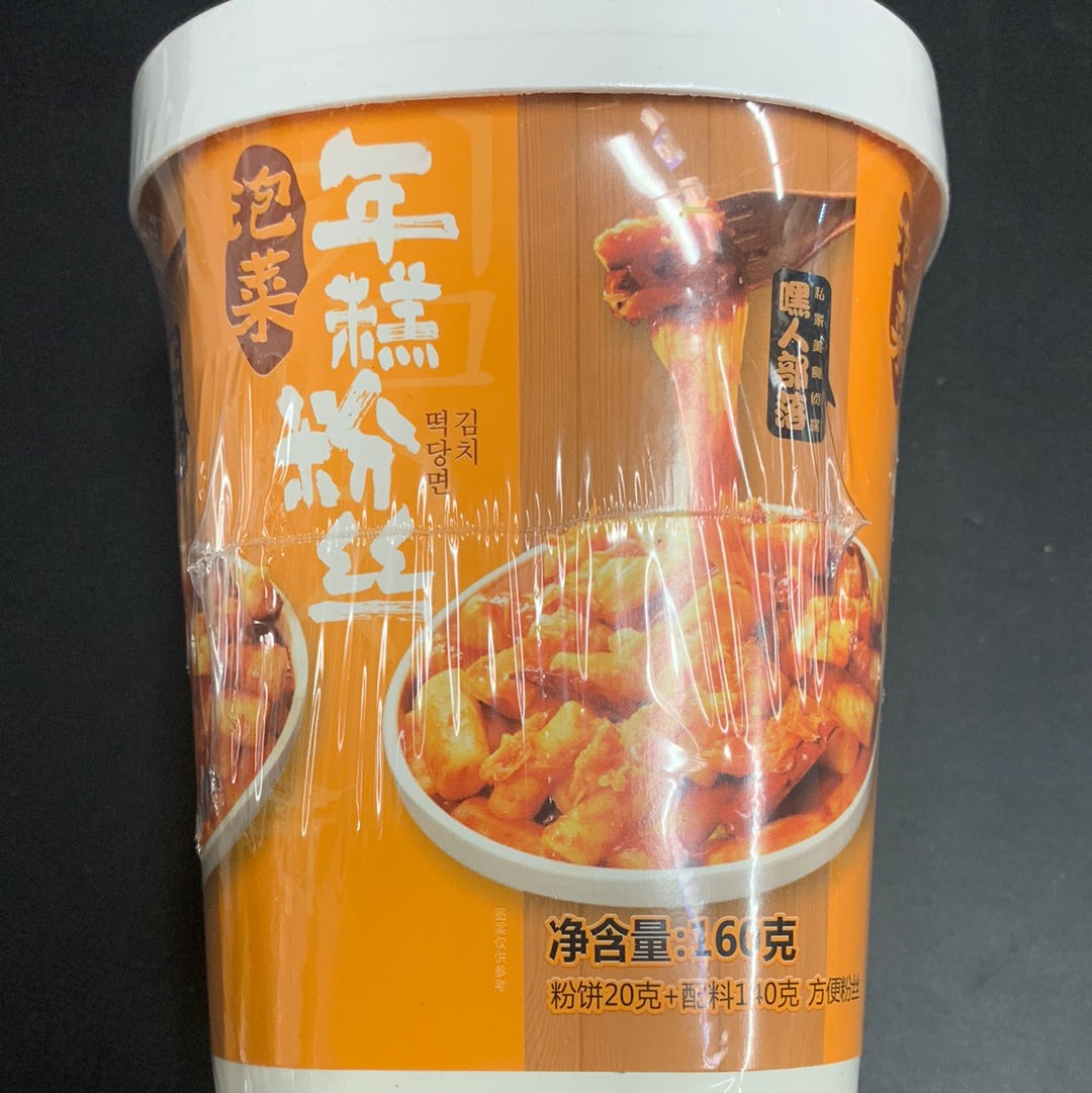 Topokki et vermicelle de patate douce à la saveur de kimchi TOPOKKI 泡菜炒年糕160g