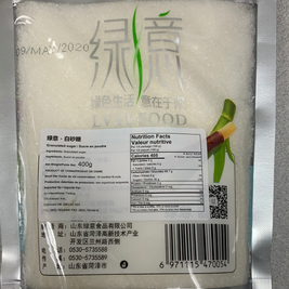Sucre en poudre 绿意 白砂糖400g