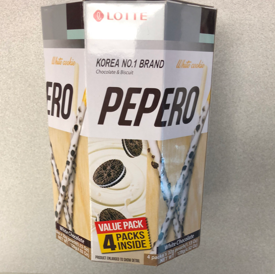 Lotte Pepero White cookie 128g