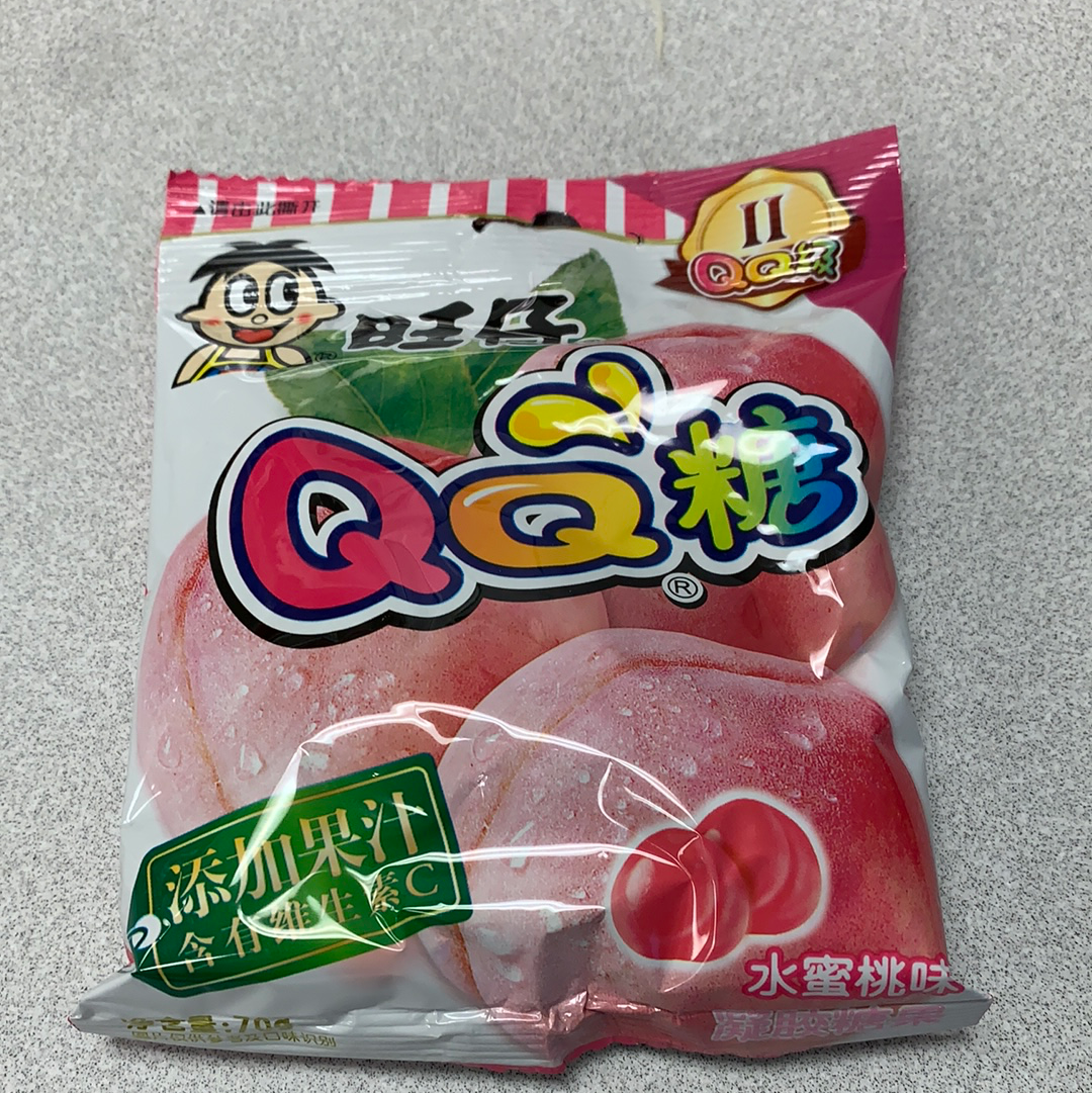Bonbon QQ(pêche blanche) 水蜜桃味 QQ糖