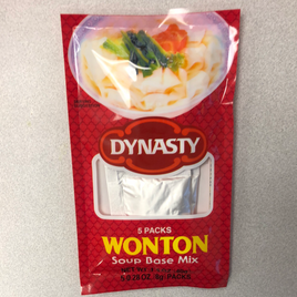 Base de soupe Won Ton japonais DYNASTY 日本🇯🇵云吞汤 5x8g