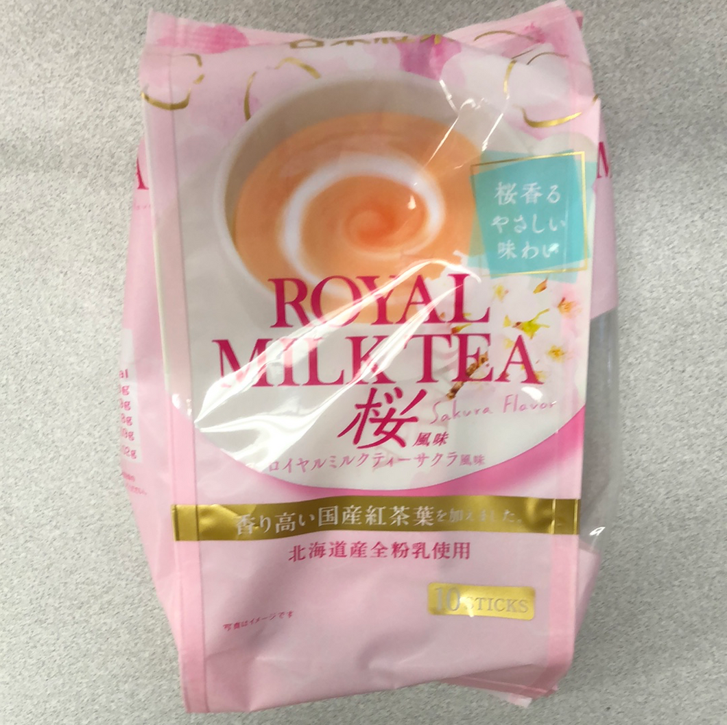 Promo-Thé au lait japonais(saveur de Sakura) 樱花味 日东红茶
