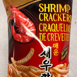 Craquelins de crevettes(saveur épicée) Nongshim农心 辣虾条
