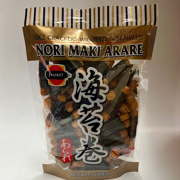 Craquelin de riz japonais NORI MAKI ARARE J-Basket 85g