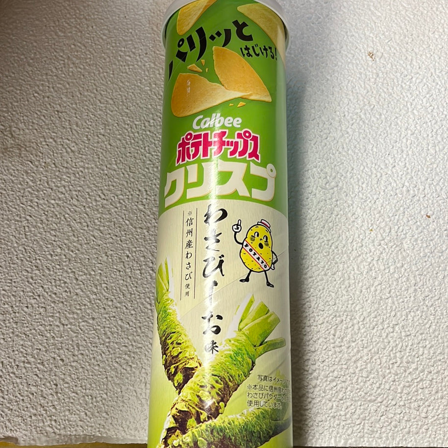 Chips au wasabi CALBEE🇯🇵日本 芥末味薯片 115g