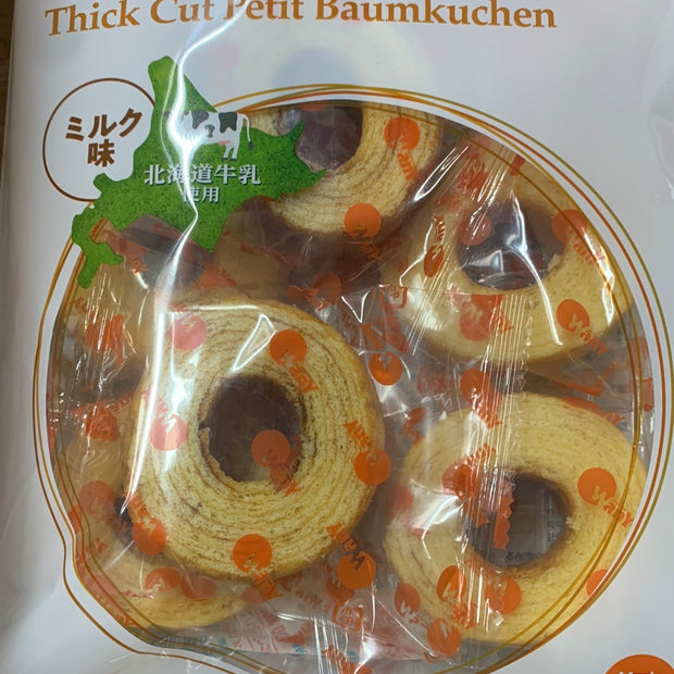 Gâteaux de bûche Japonais WANY 厚切牛乳年轮蛋糕 9粒