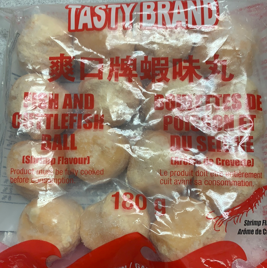 Boulettes de poisson(saveur crevette) TB 爽口牌 虾味丸180g