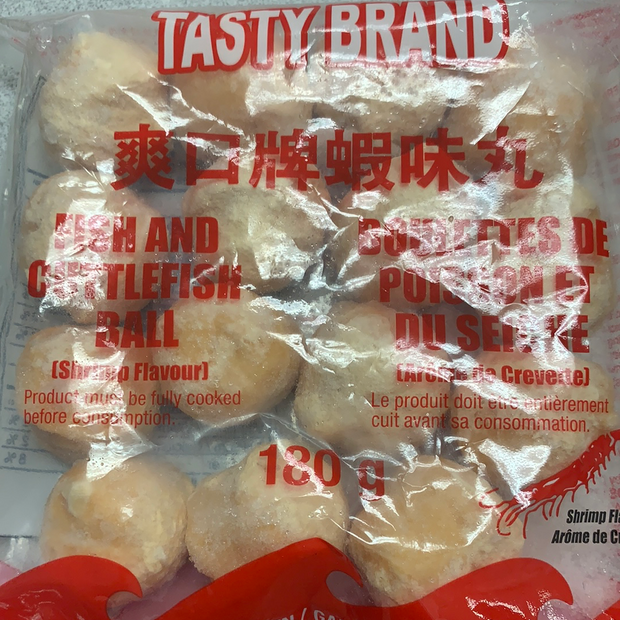 Boulettes de poisson(saveur crevette) TB 爽口牌 虾味丸180g