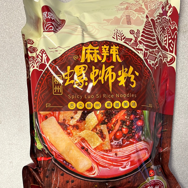 Vermicelle de riz 'Liuzhou‘ épicé  Mala LBW 螺霸王 麻辣 螺蛳粉 315g