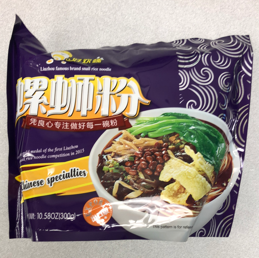 Vermicelle de riz 'Liuzhou' HHL 好欢螺 螺狮粉 紫袋 300g