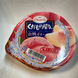 Gelée japonaise avec morceaux de fruit (saveur pêche) TARAMI 日本白桃果冻 160g