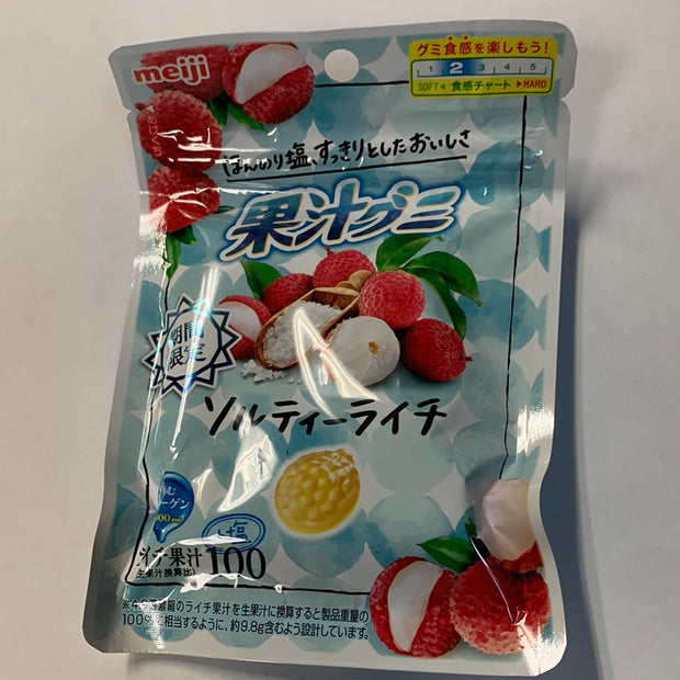 liquidation-Bonbons mous au litchi et sel MEIJI 🇯🇵荔枝海盐软糖